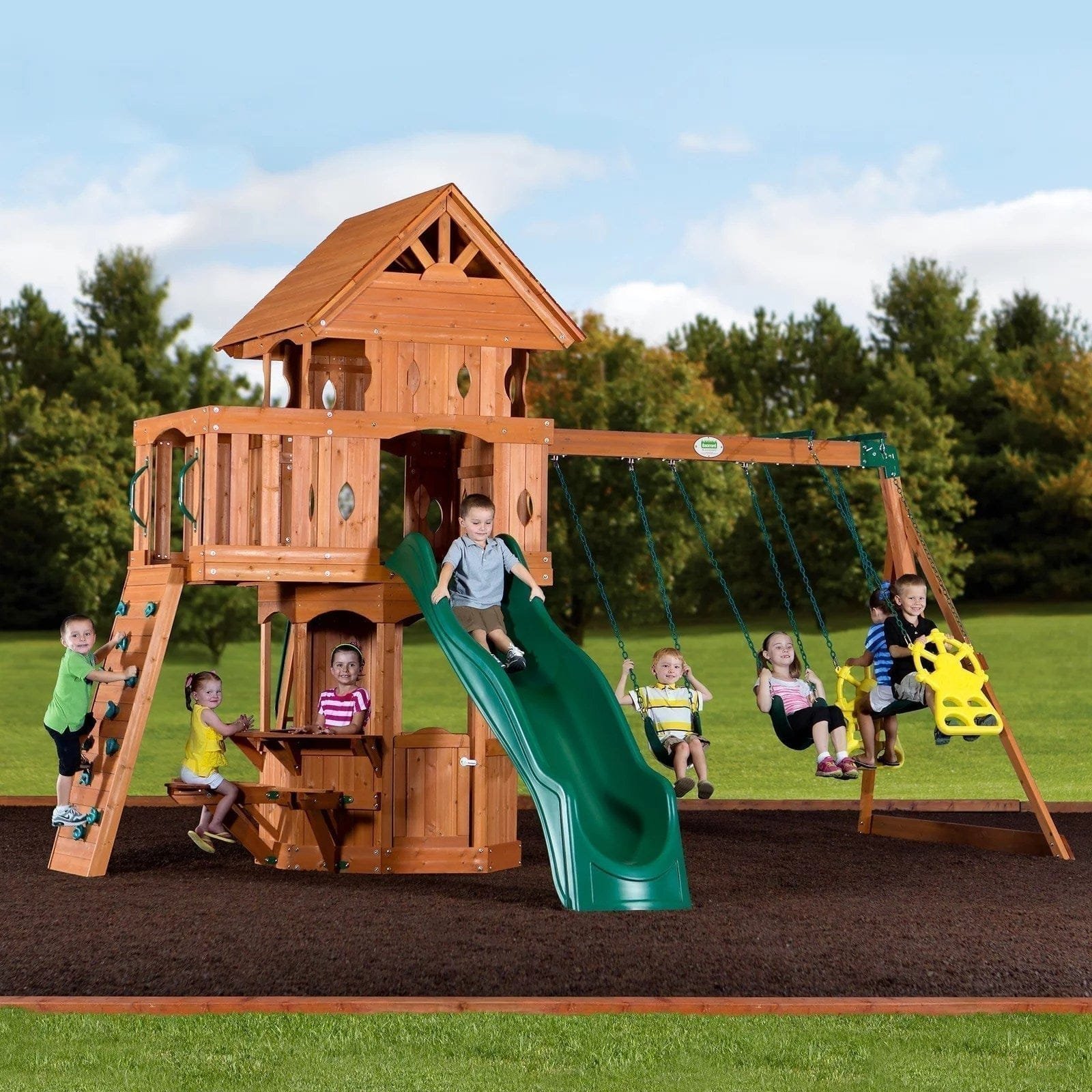 img-3209.jpg Woodland Swing Set - Image 1